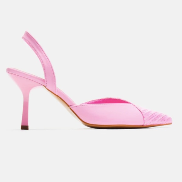 Pink shoes 2 inch heel - Picture 4 of 4